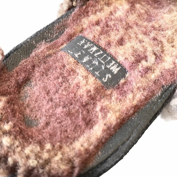 Stuart Weitzman ✦ Shearling Lined Suede Clog - Picture 8 of 10